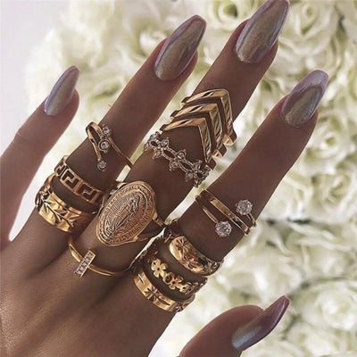 Unique package containing 8 to 12 rings