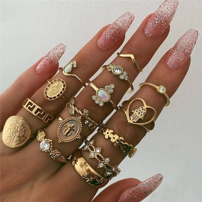 Unique package containing 8 to 12 rings