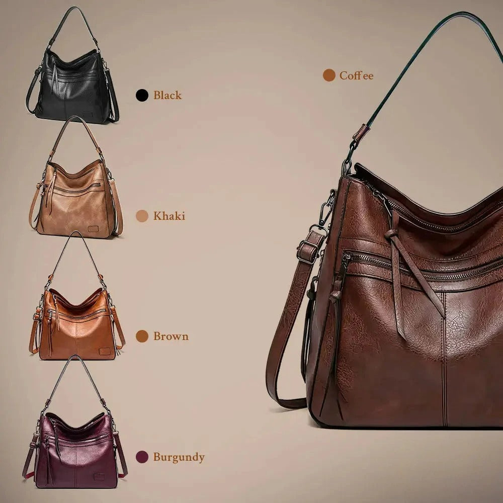 Rose Bag - Luxury Leather Shoulder Bags for Travel