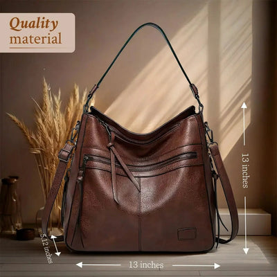 Rose Bag - Luxury Leather Shoulder Bags for Travel