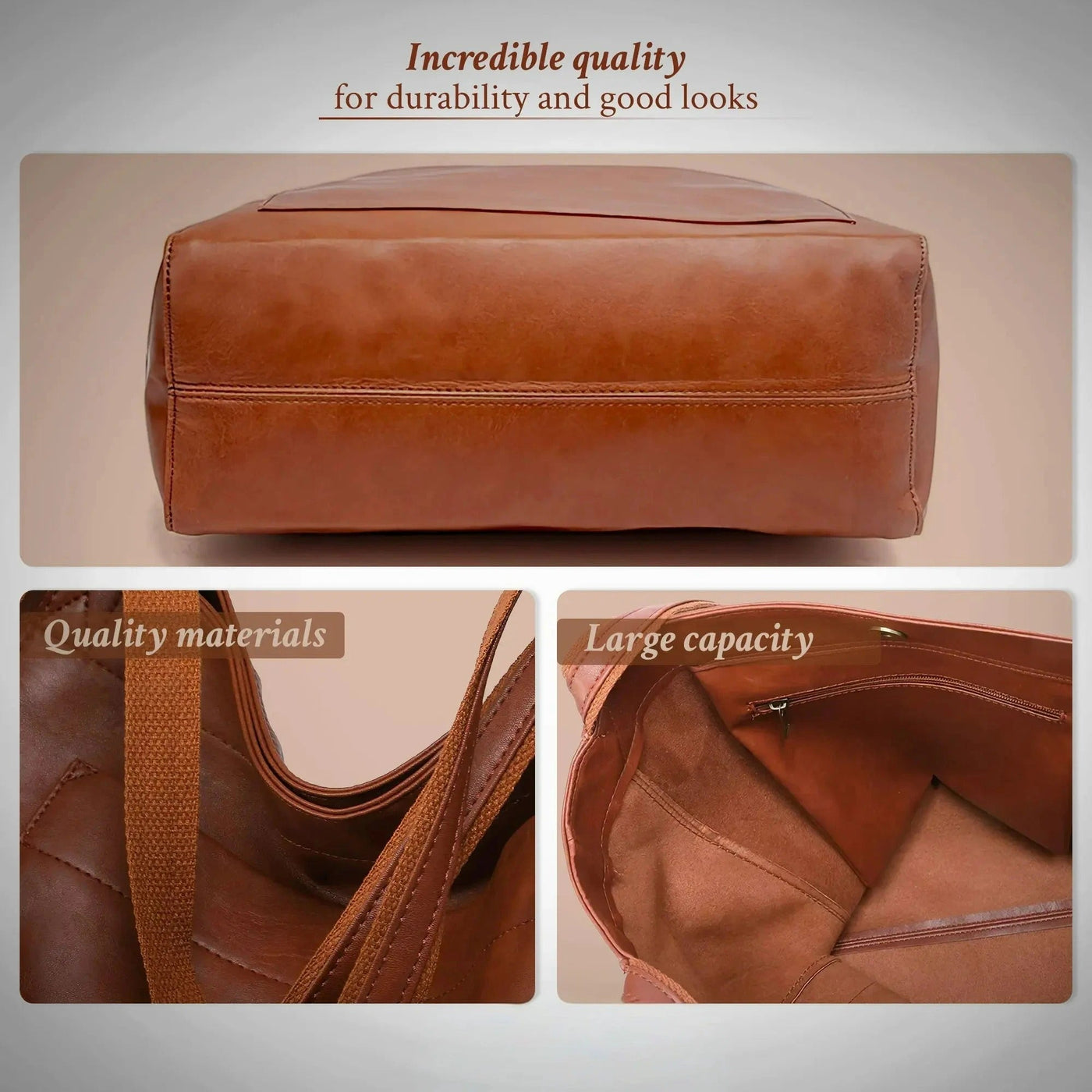 Hana - Stylish Retro Design Large Capacity Shoulder Bag