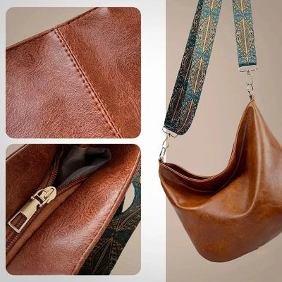 Alexis - Vintage Leather Bucket Bag for Everyday Use