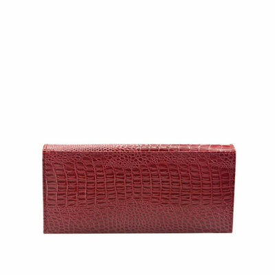 Caroline - Luxury Crocodile Embossed Leather Wallet for Women
