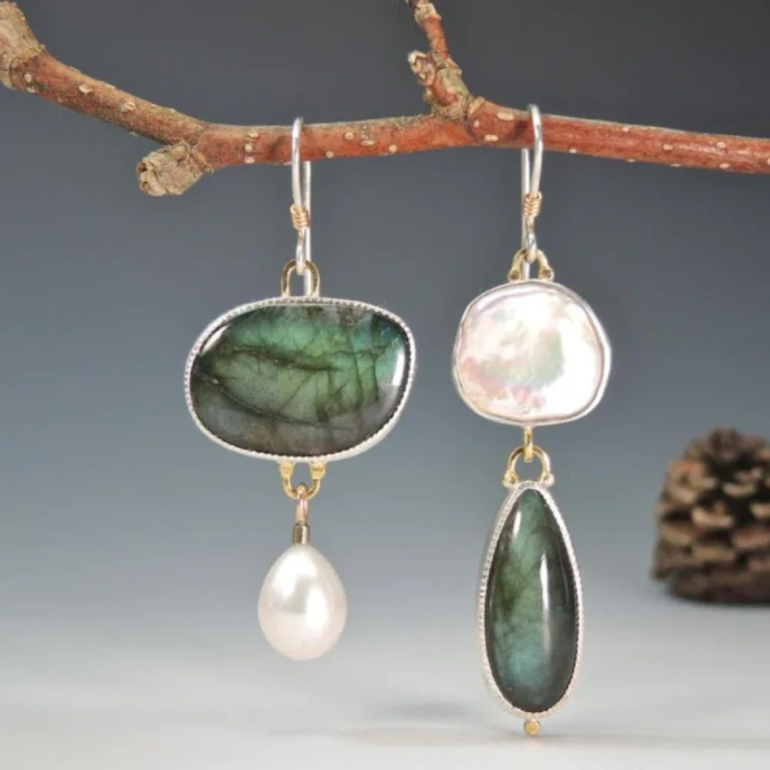 antique stone earrings 