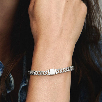 Studded Cuban Bracelet | Gold