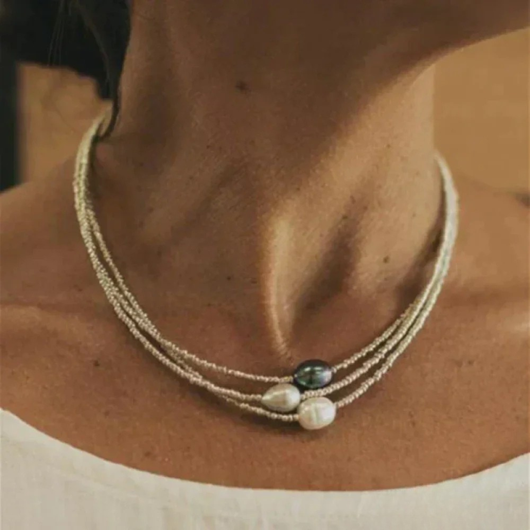 Antique Freshwater Pearl Necklace 