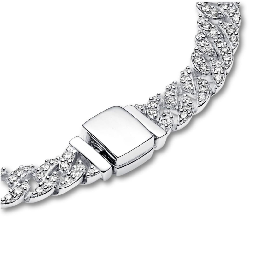 Studded Cuban Bracelet | Gold