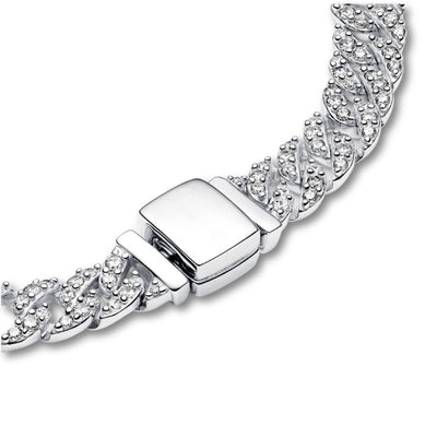 Studded Cuban Bracelet | Gold