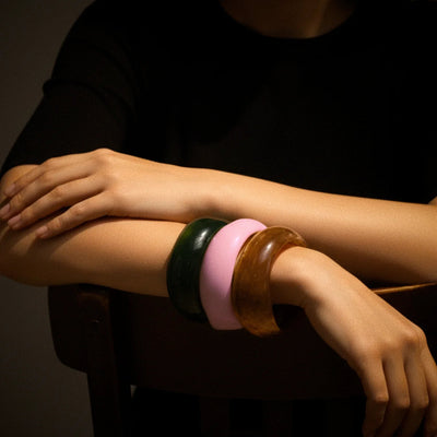 أساور جوليانا المنحوتة لخريف