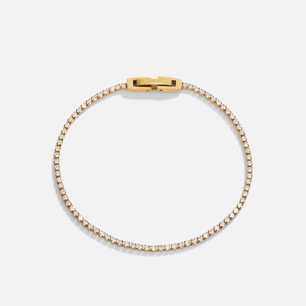 Nia Crystal Gold Bracelet