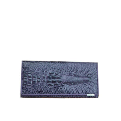 Caroline - Luxury Crocodile Embossed Leather Wallet for Women