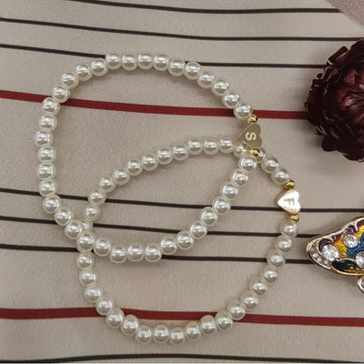 سوار الحرف الأول للقلب الأنيق A-Z