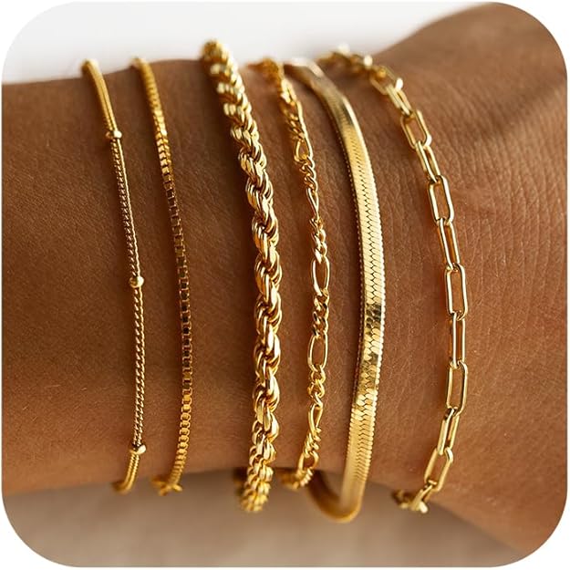 Isabella Vernetta Bracelet Collection | Gold