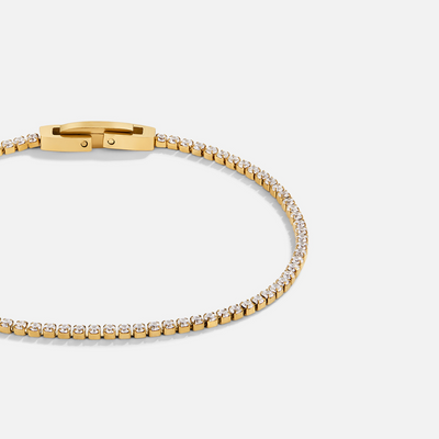 Nyah Crystal Gold Bracelet
