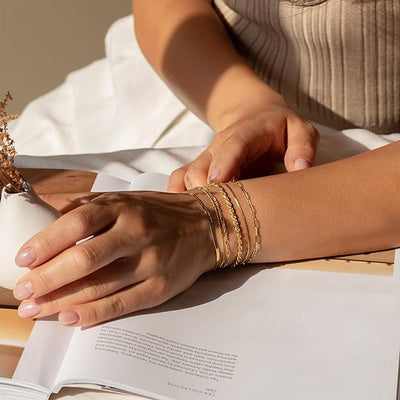 Isabella Vernetta Bracelet Collection | Gold