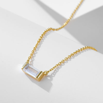 قلادة مع تعليقة حجر الميلاد بتصميم بسيط – مولينز