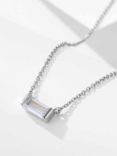 قلادة مع تعليقة حجر الميلاد بتصميم بسيط – مولينز