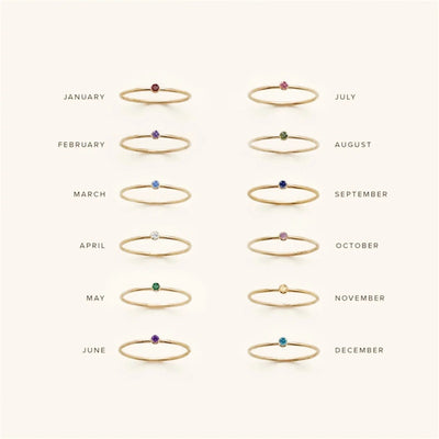 خاتم أميليا من الأحجار الكريمة