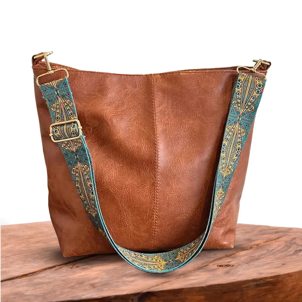 Alexis - Vintage Leather Bucket Bag for Everyday Use