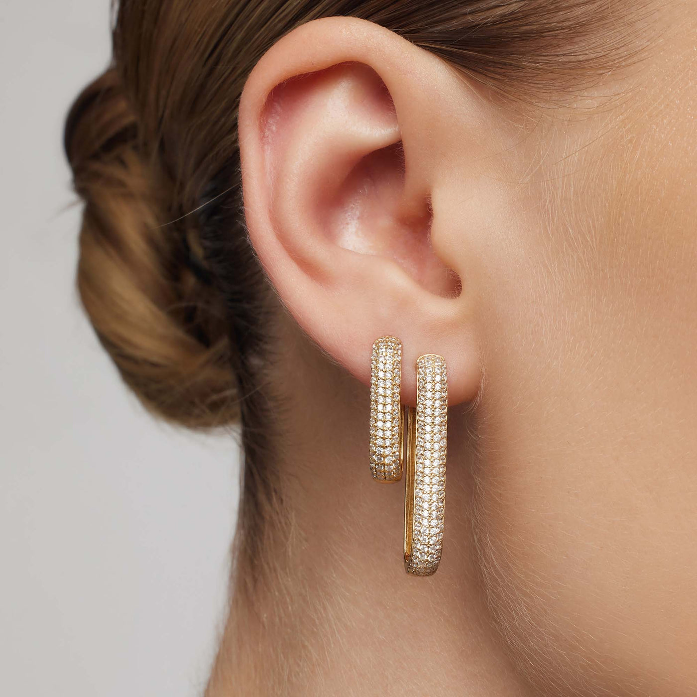 Iconic Pavey Earrings | Gold