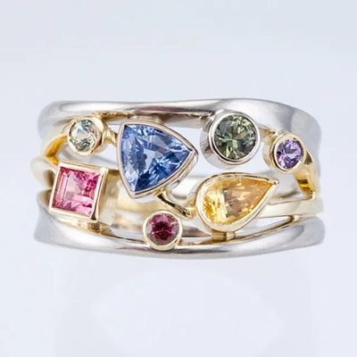 antique zirconia ring 