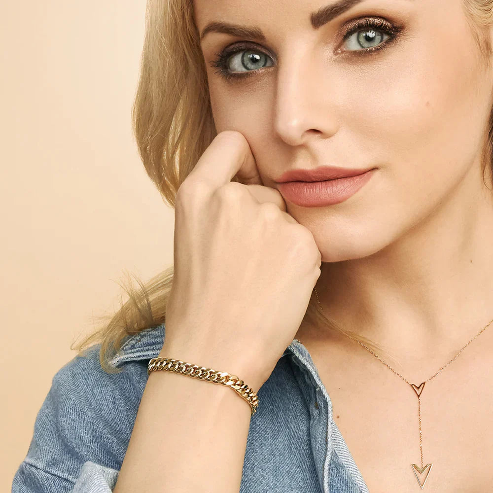 Cuban Real Estate Bracelet | Gold