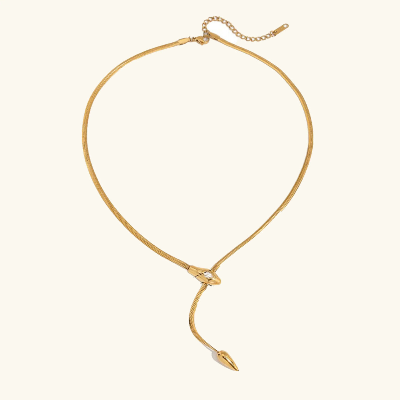 قلادة زاريلي الذهبية بشكل ثعبان