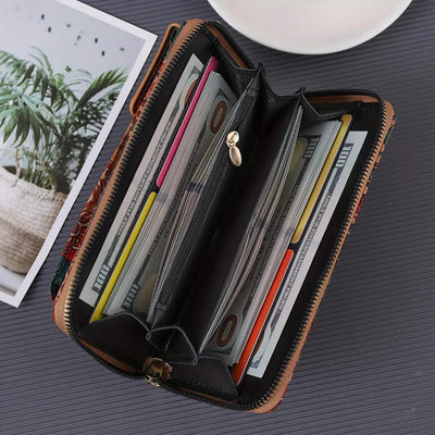 Julia - Bohemian Floral Crossbody Purse