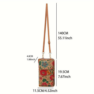 Julia - Bohemian Floral Crossbody Purse