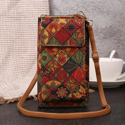 Julia - Bohemian Floral Crossbody Purse