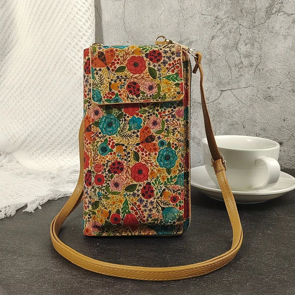 Julia - Bohemian Floral Crossbody Purse