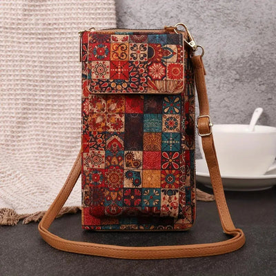 Julia - Bohemian Floral Crossbody Purse