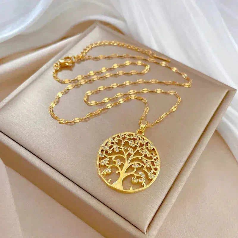 Roots of Life Gold Necklace