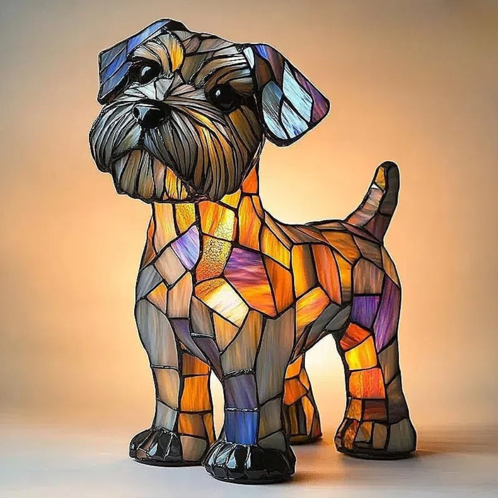 Pride of the Terrier Lamp