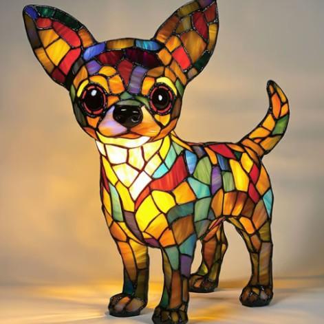 Glasshart lamp