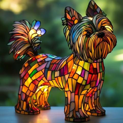 Yorkshire Terrier Sparkling Lamp