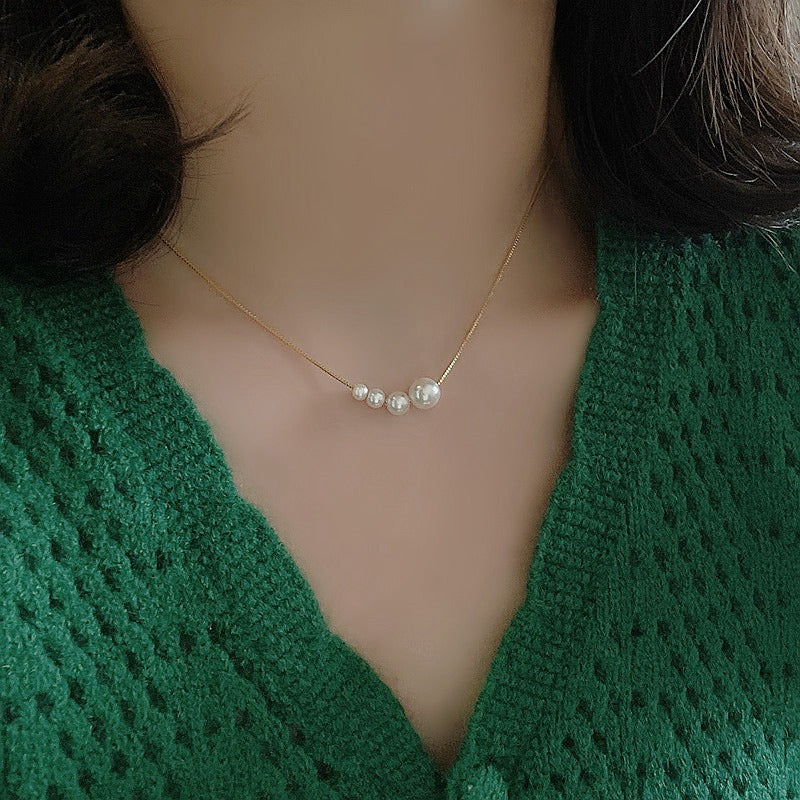 Yvette - Classic Pearl Necklace 