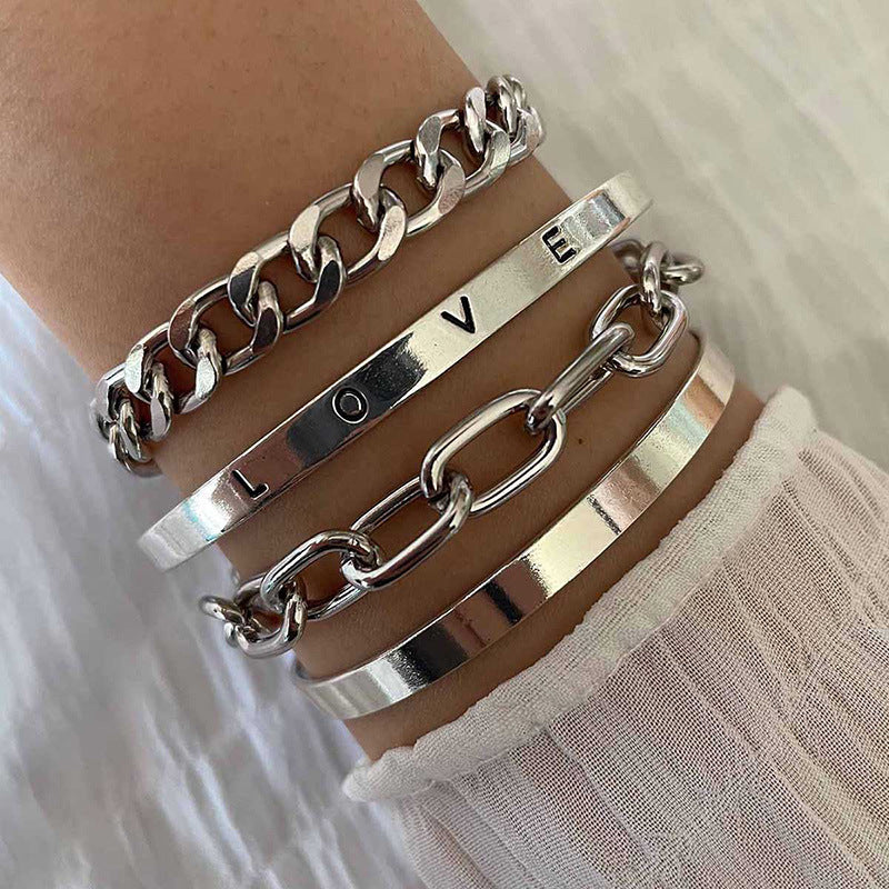 Elan Mercer Bracelet Collection | White Gold