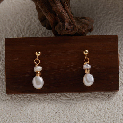 Lyri - Pearl Drop Earrings