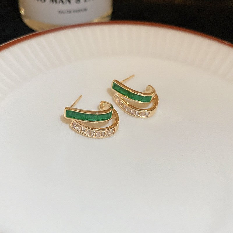 Chloé Feuilleage Earrings | Gold