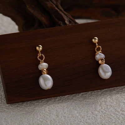 Lyri - Pearl Drop Earrings