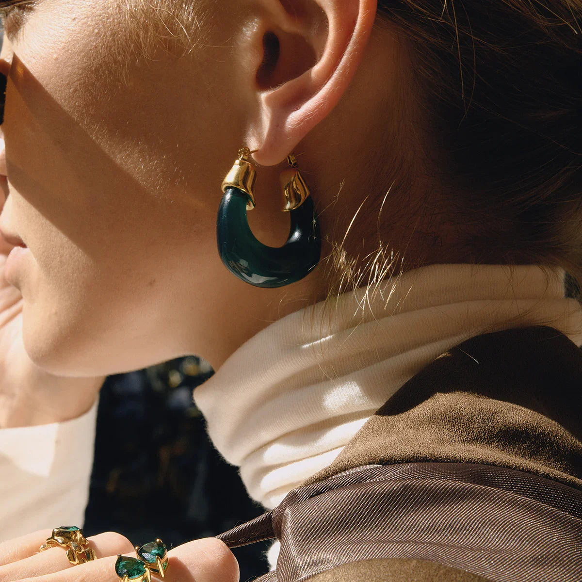 خواتم لايتون السميكة المطلية بالمينا