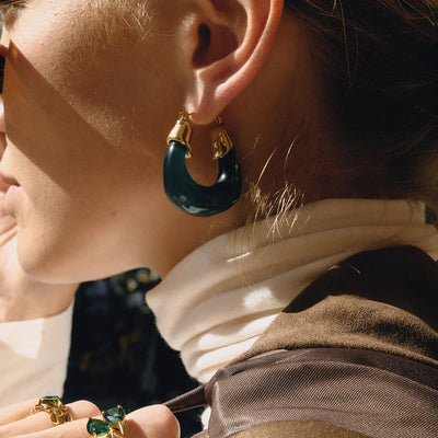 خواتم لايتون السميكة المطلية بالمينا