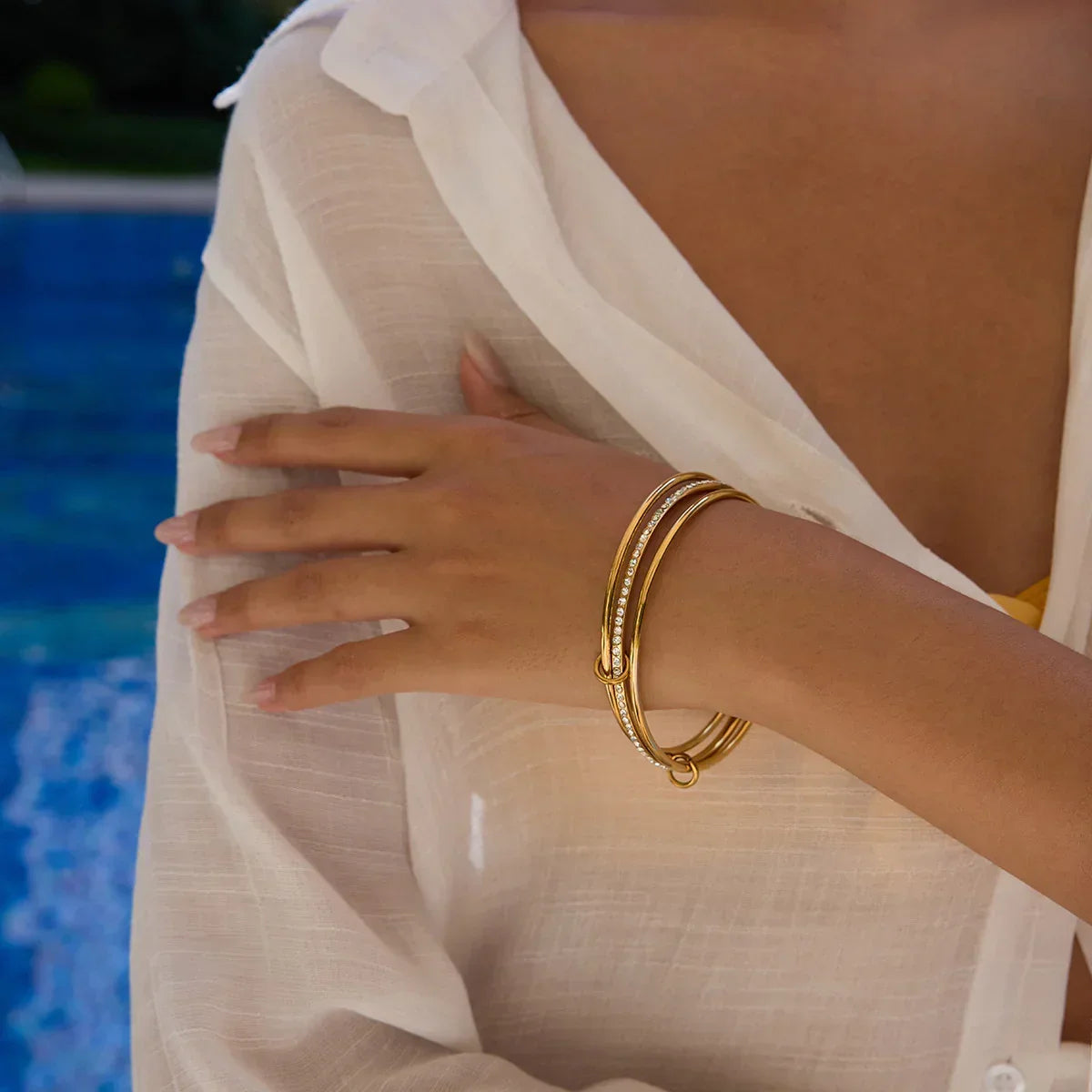 سوار كوينلي الماسي المتراص