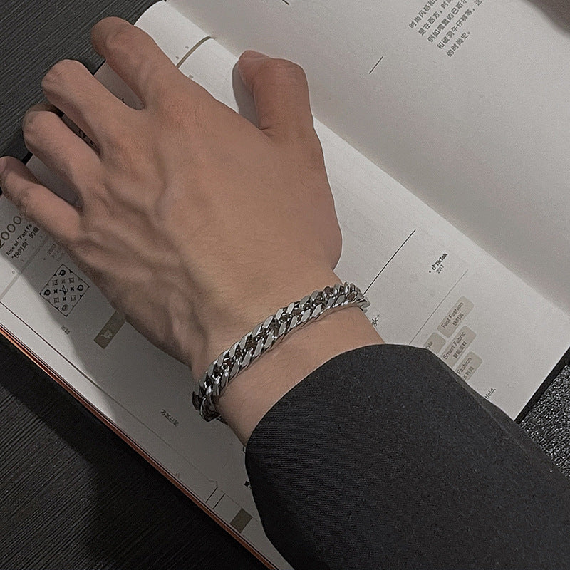 Sterling Valley Bracelet | White Gold