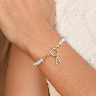 Auden Letter Klee Bracelet | Gold