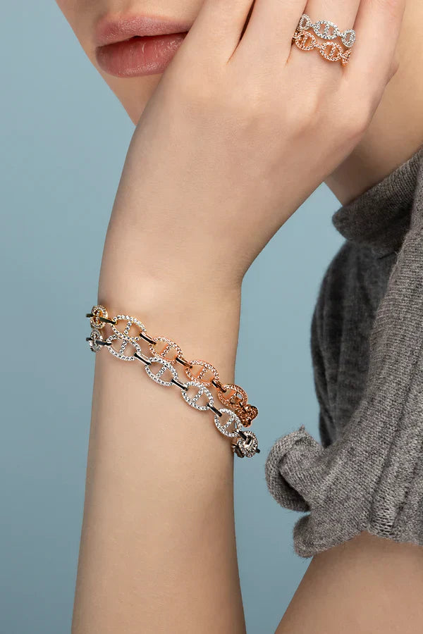 Marina Island Bracelet | White Gold