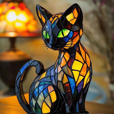 Cats Midnight Sparkling Lamp
