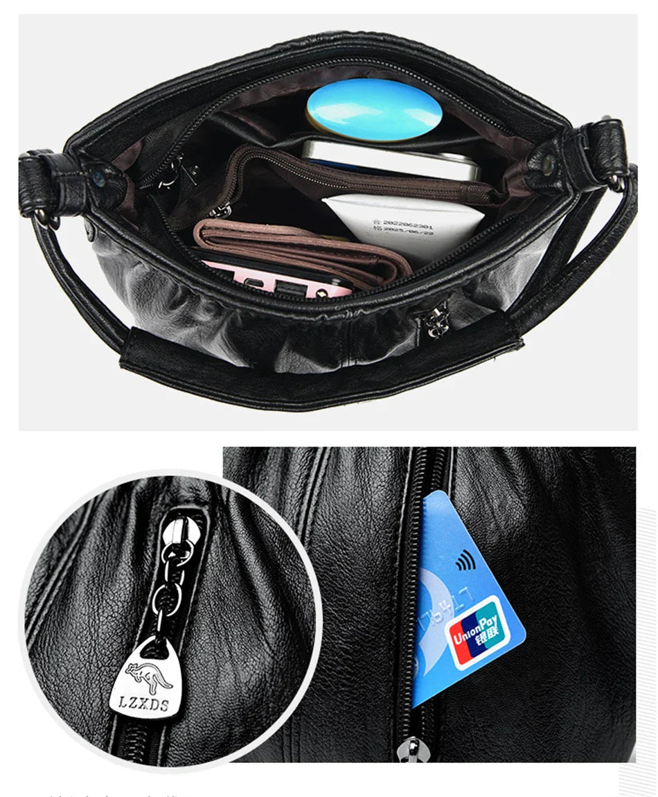 Waverly - Fashionable Multi-Layer Handbag