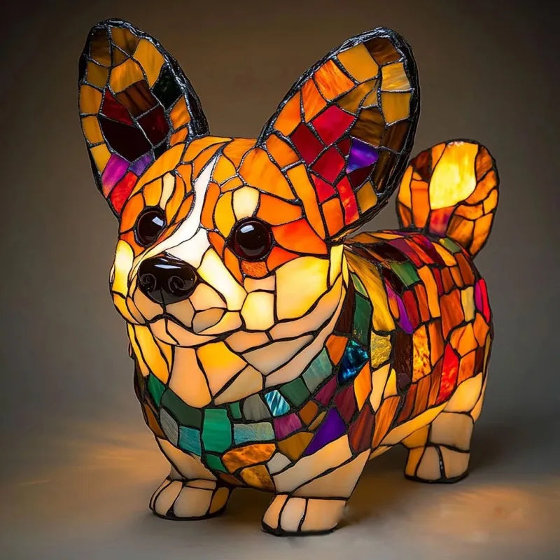 Corgi Dog Shiny Light Bulb